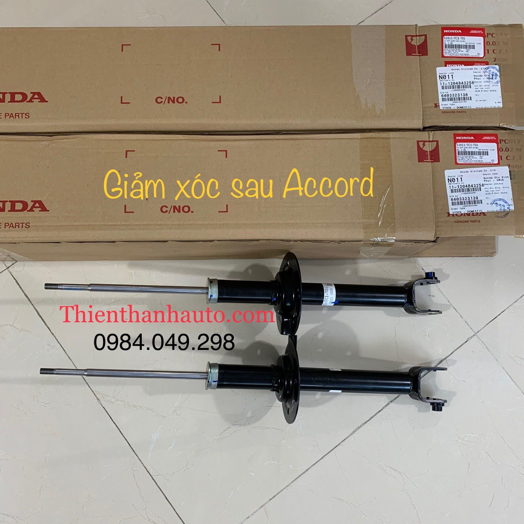 Giảm xóc - phuộc nhún sau Honda Accord chính hãng, giá tốt nhất - Thienthanhauto.com