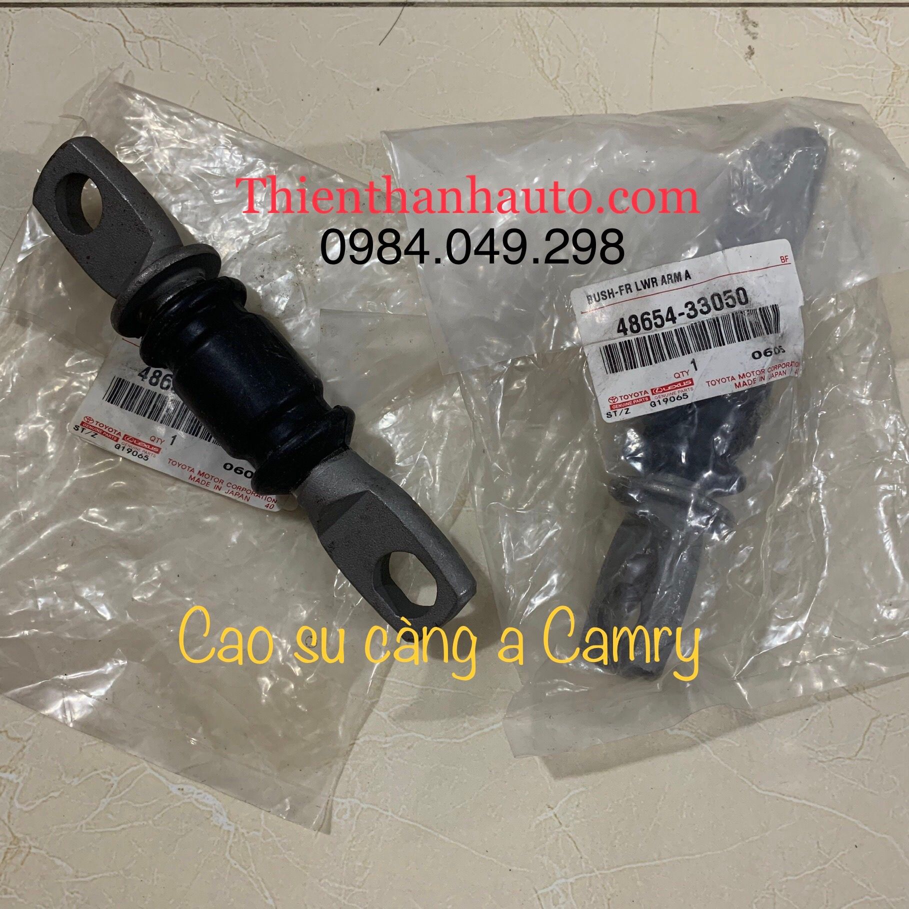 Cao su càng A nhỏ Toyota Camry 2007-2012 chính hãng - 4865433050 - Phụ tùng ô tô Thiên Thanh