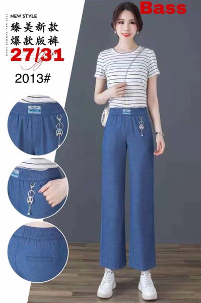  Quần vải bát xuông lưng thun 