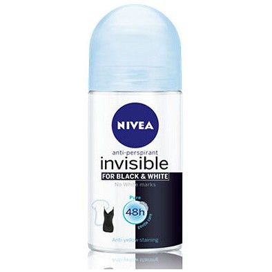  Lăn khử mùi nữ Nivea Black & White Invisible pure 25ml 