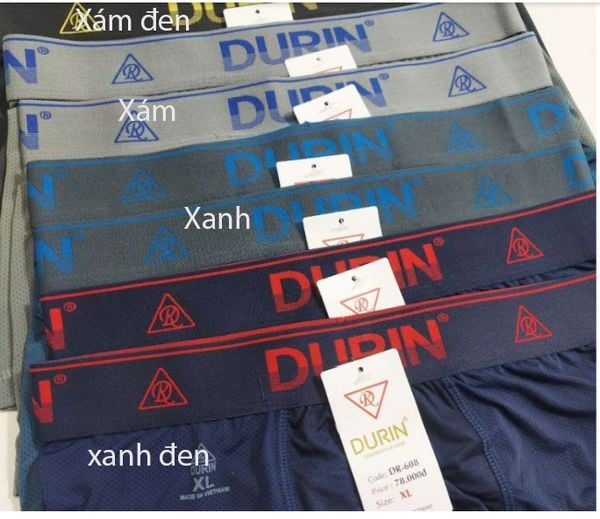  Quần Boxer nam Durin dr608- Xám 