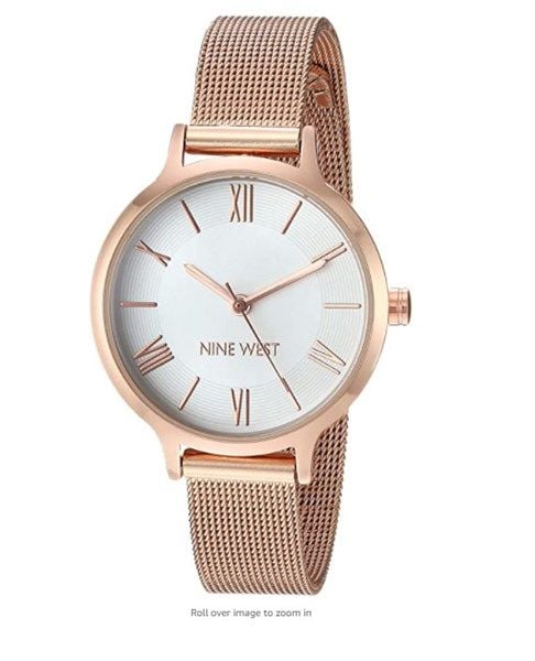  Nine West Women's Mesh Bracelet Watch 