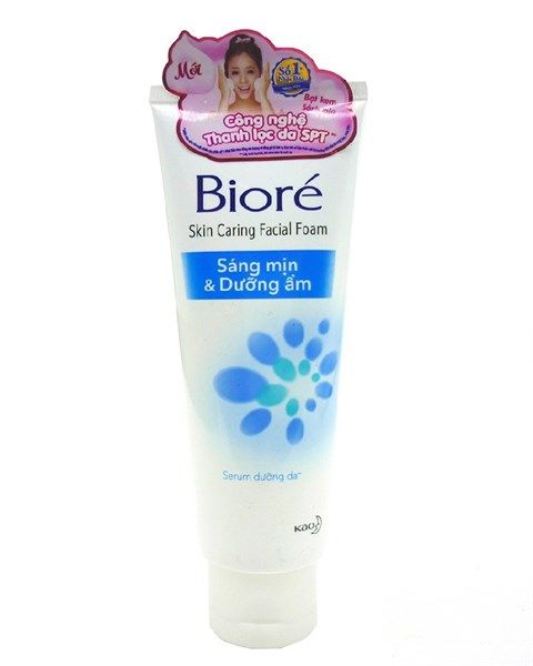  Sữa rửa mặt Bioré Sáng mịn và dưỡng ẩm 50g 