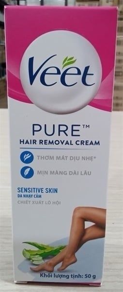 Kem tẩy lông Veet 50g da nhạy cảm 