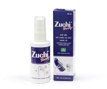  Xịt khử mùi hôi chân và giày Zuchi family 