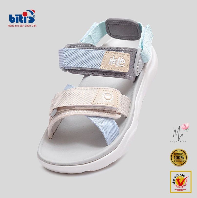  Sandal Biti's Helio Teen Nữ Màu Xanh Dương Lợt 