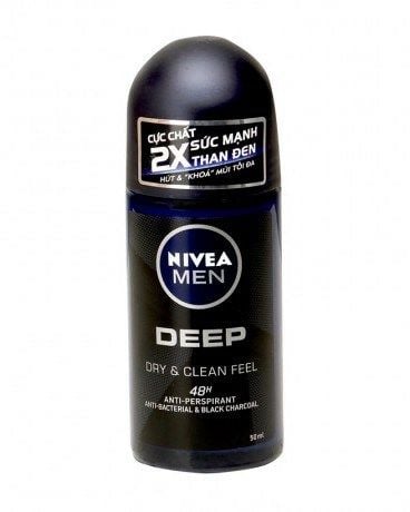  Lăn khử mùi nam Nivea men Deep Dry and Clean Feel 50ml 