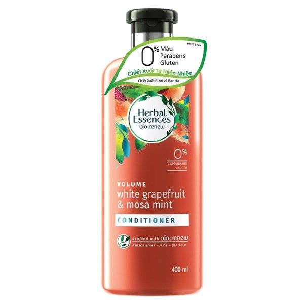  Dầu xả Herbal Essence Volume white grapefruit and mosa mint 400 ml 