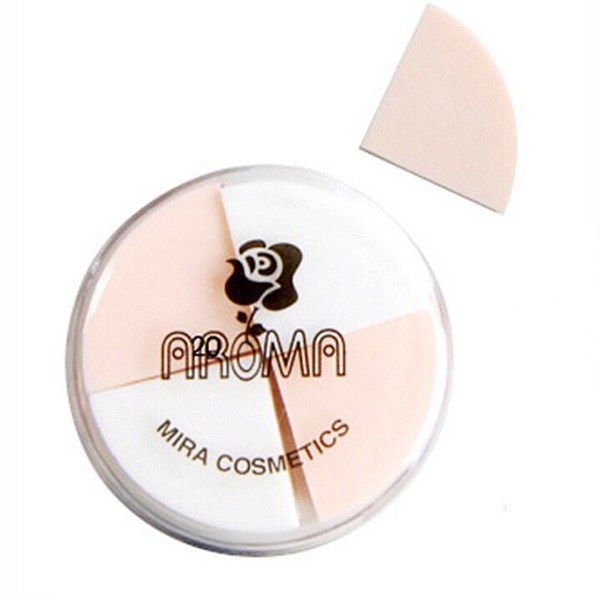  Bông phấn trang điểm 4 miếng Aroma 