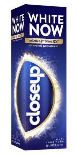  combo 3 Closeup white NOW kem đánh răng với tinh thể Blue sapphire 100g 