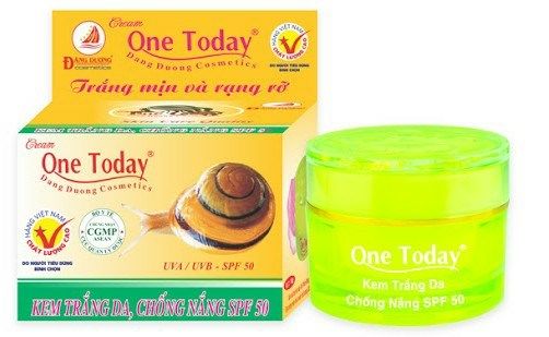  Kem trắng da chống nắng SPF 50 One Today 15g 