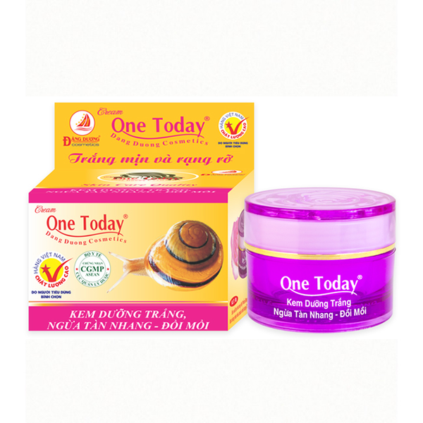  Kem One today dưỡng trắng da, ngừa tàn nhang - đồi mồi (08g) 
