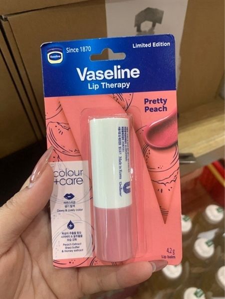  Son dưỡng Vaseline Pretty peach 
