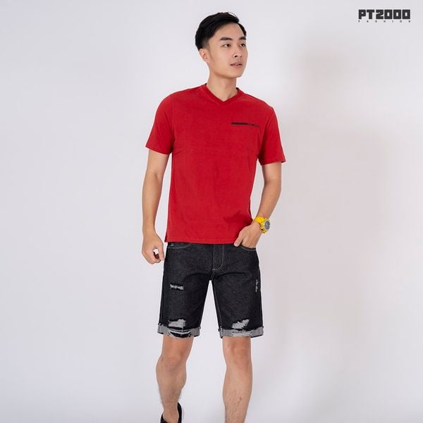  Áo thun PT nam cổ tim 
