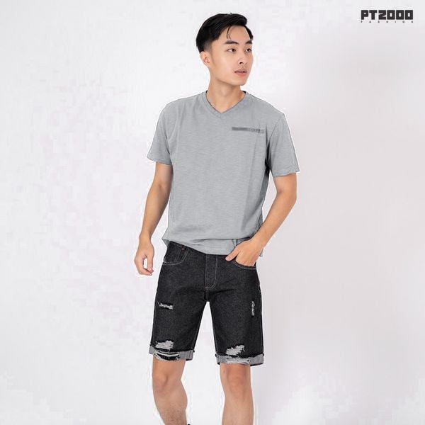  Áo thun PT nam cổ tim 