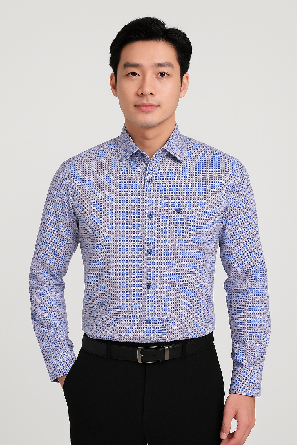  Áo sơ mi tay dài Việt Tiến 