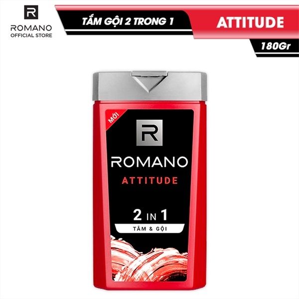  Mp vn sữa tắm và dg Romano attitude 2IN1 180g 