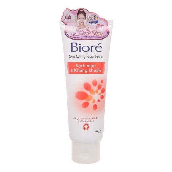  Sữa rửa mặt Bioré Sạch mụn và kháng khuẩn 50g 