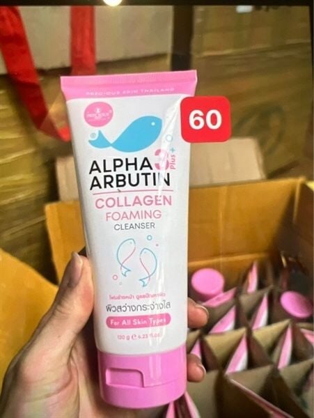  Sữa rửa mặt Alpha 3+ cá 