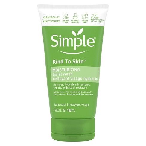  Sữa Rửa Mặt Simple Kind To Skin Moisturising Facial Wash 148ml 