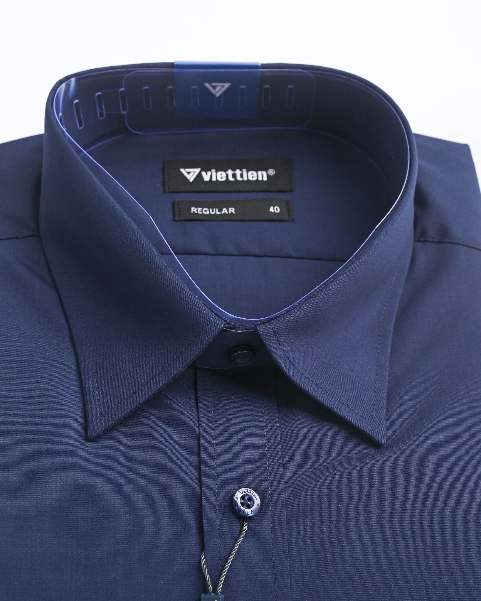  Áo sơ mi tay dài Việt Tiến (Navy) 