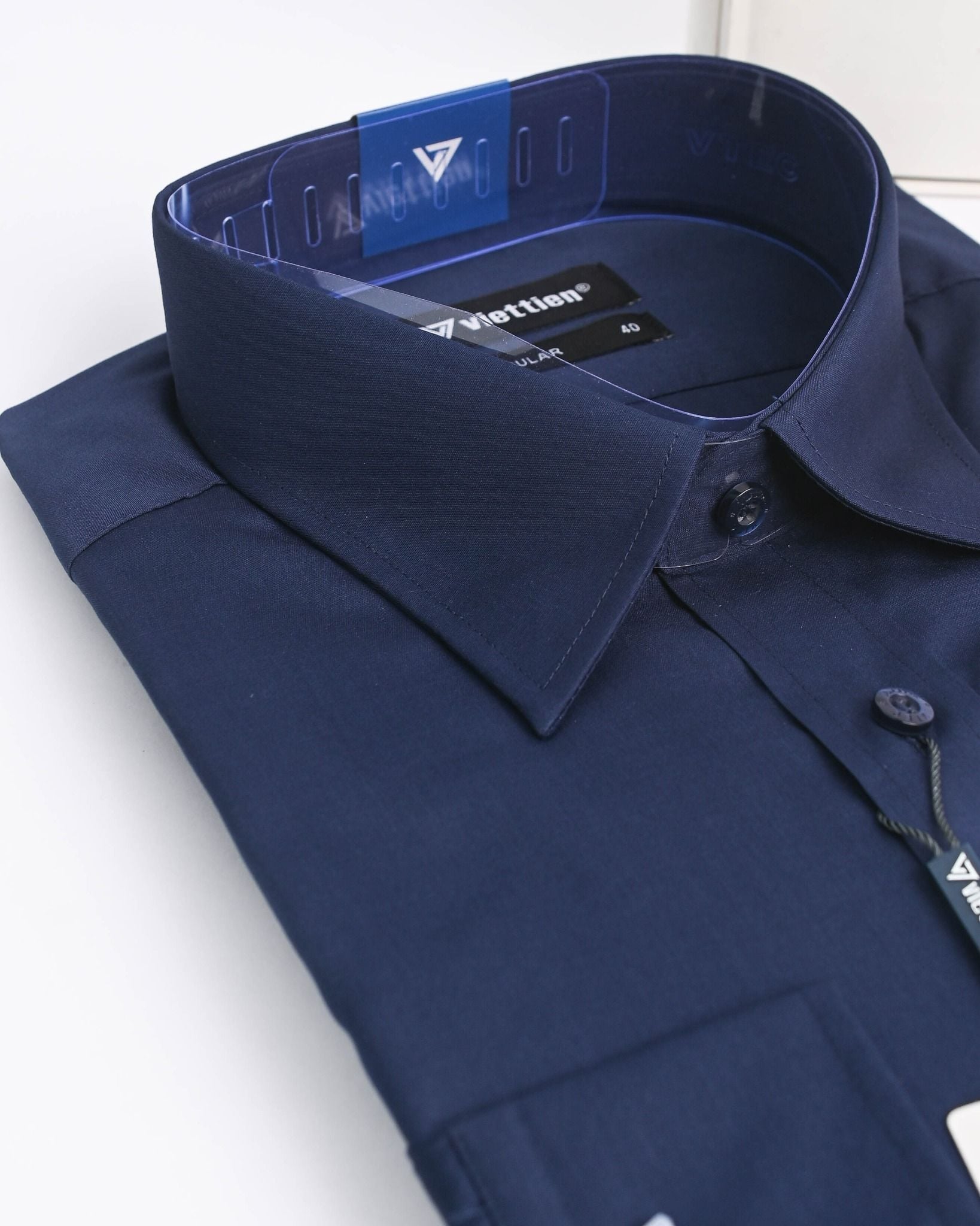  Áo sơ mi tay dài Việt Tiến (Navy) 