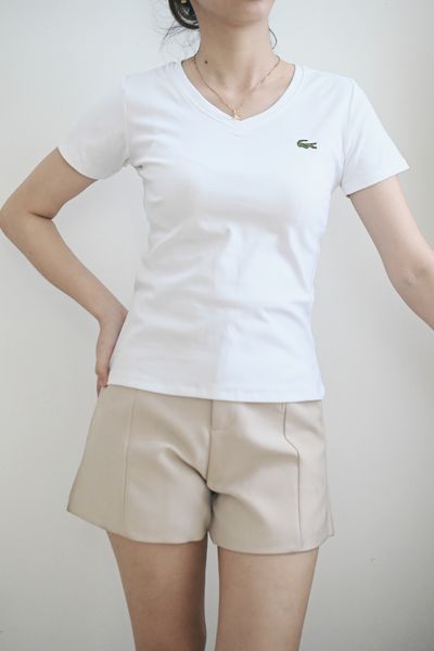  Áo thun nữ cổ tim 