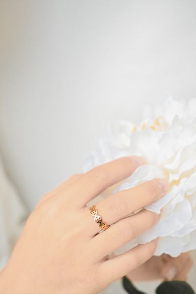  Nhẫn Kim tiền màu vàng 