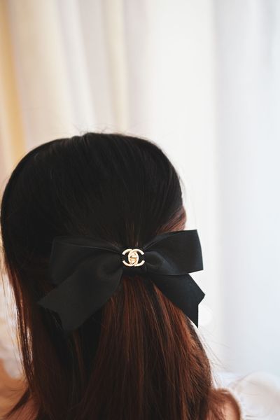  Kẹp tóc nơ vải 