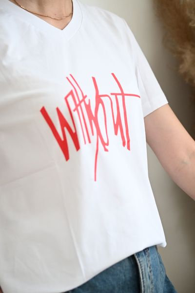  Áo thun nữ cổ tim 