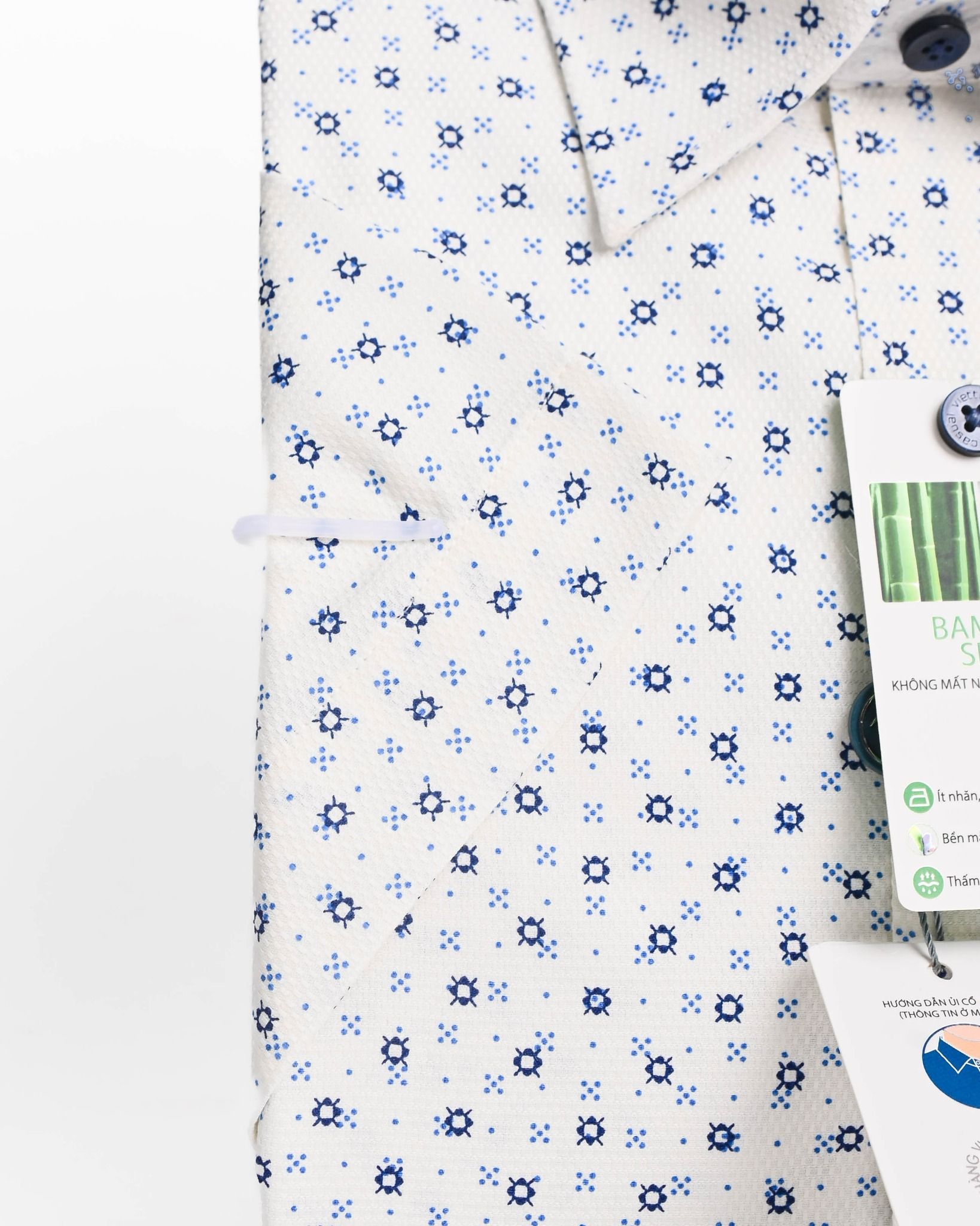  Áo sơ mi Việt Tiến tay ngắn 