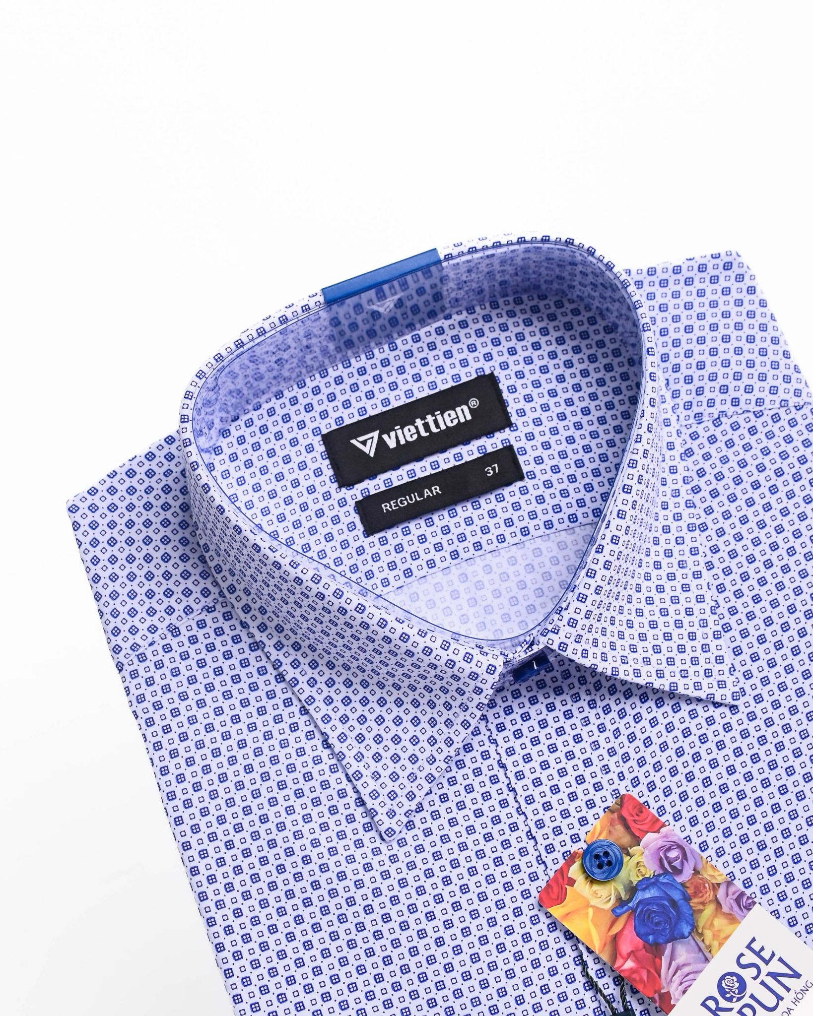  Áo sơ mi tay dài Việt Tiến 