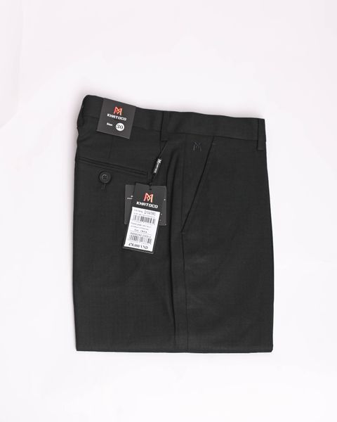  Quần tây nam Khatoco không ly màu đen xám (tặng vớ cao cấp) 