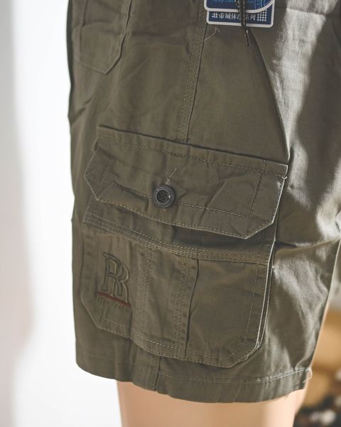  Quần short kaki lưng thun túi hộp nam 