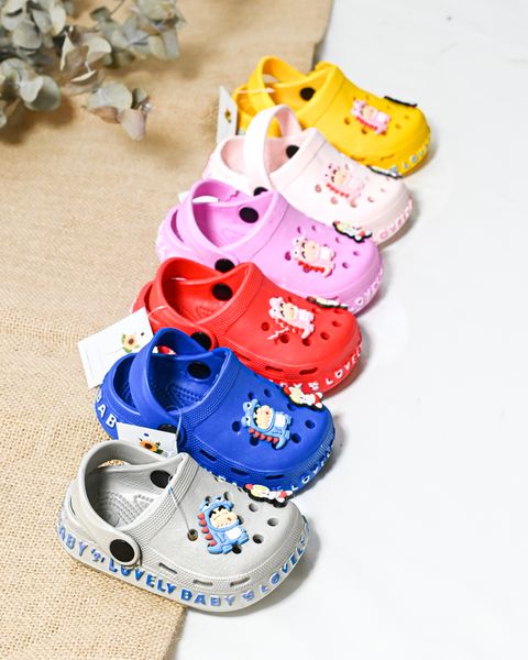  Dép nhựa bít đầu trẻ em 