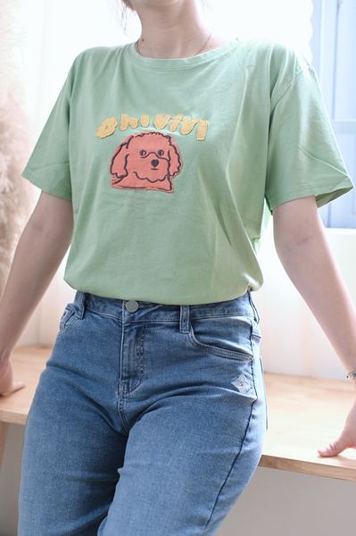  Áo thun form rộng 