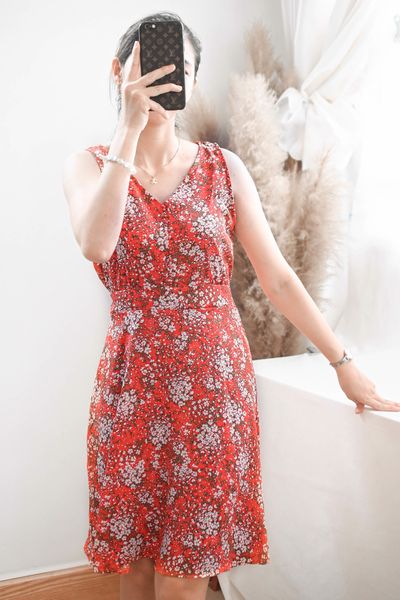  Đầm bông nữ sát nách 