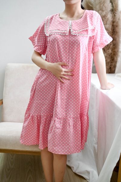  Đầm bấu chấm bi 