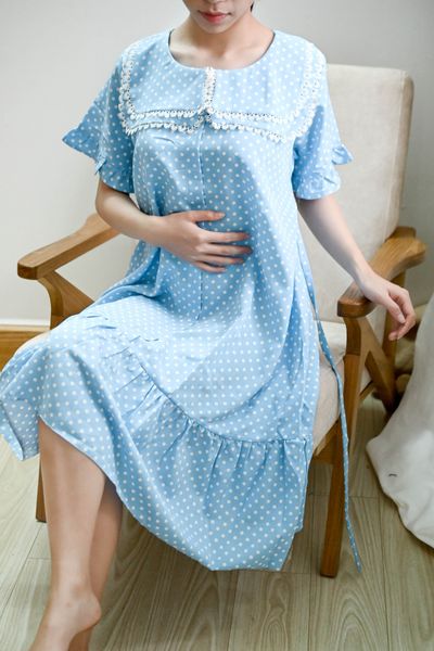  Đầm bấu chấm bi 