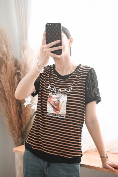  Áo thun sọc kiểu 