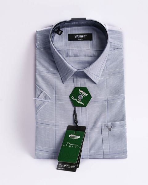  Áo sơ mi nam Vitimen tay ngắn 
