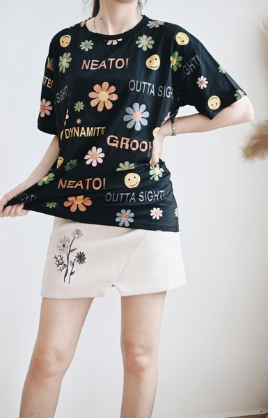  Áo thun form rộng nữ 