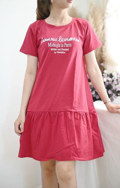  Đầm thun xuông nữ 