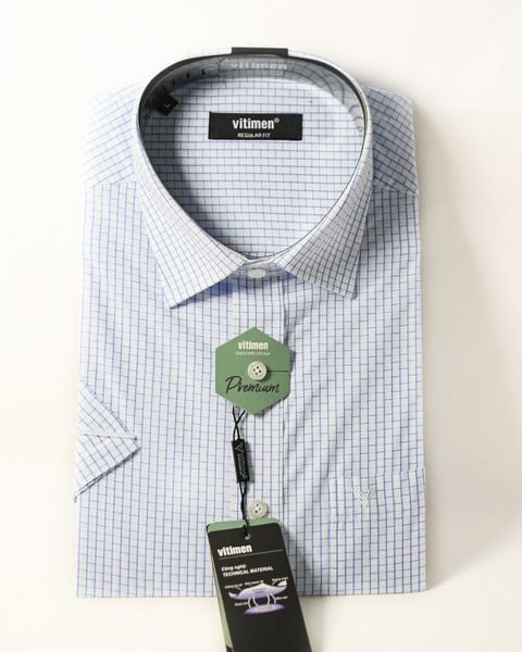  Áo sơ mi nam Vitimen tay ngắn 