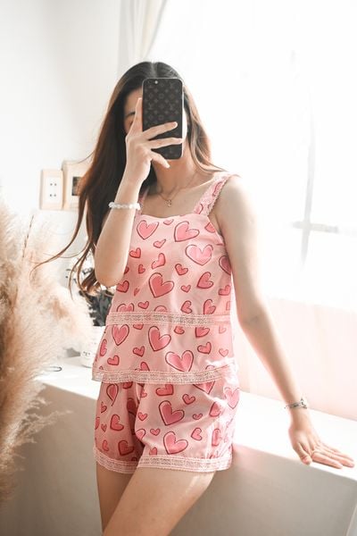  Đồ bộ áo dây quần đùi 