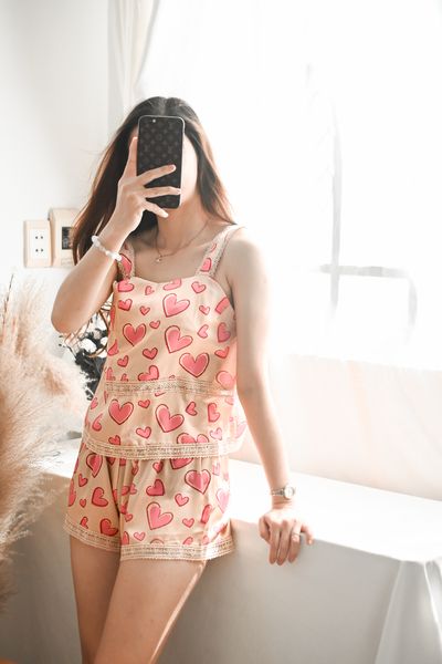  Đồ bộ áo dây quần đùi 