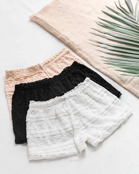  Quần xì đùi ren 