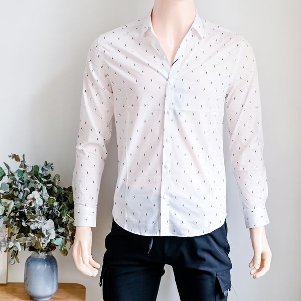  Áo sơ mi tay dài tia chớp 