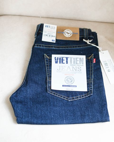  Quần jeans dài nam Việt Tiến Form Regular 