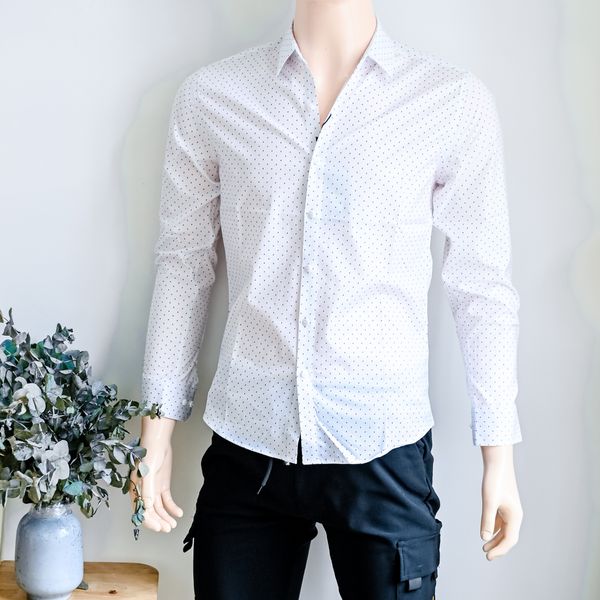  Áo sơ mi bông tay dài 